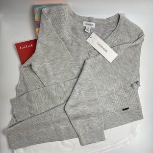 Calvin Klein NWT S Knit Formal Sweater